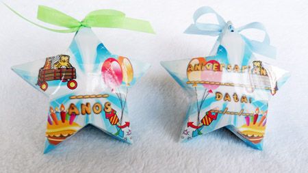 Lembrancinhas de Estrelinhas "Caixinhas de Festa Infantil"